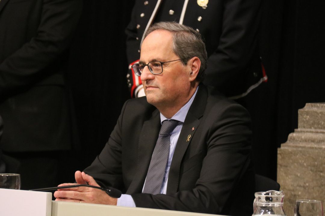 El presidente de la Generalitat, Quim Torra El presidente de la Generalitat, Quim Torra