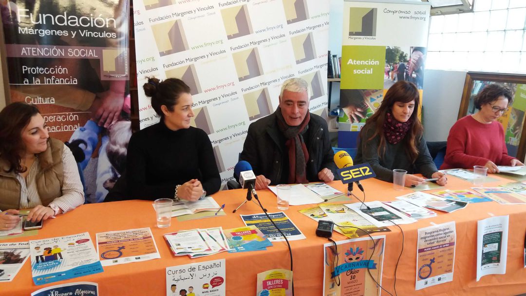 Francisco Mena, presidente de Márgenes y Vínculos, en una rueda de prensa. Francisco Mena, presidente de Márgenes y Vínculos, en una rueda de prensa.