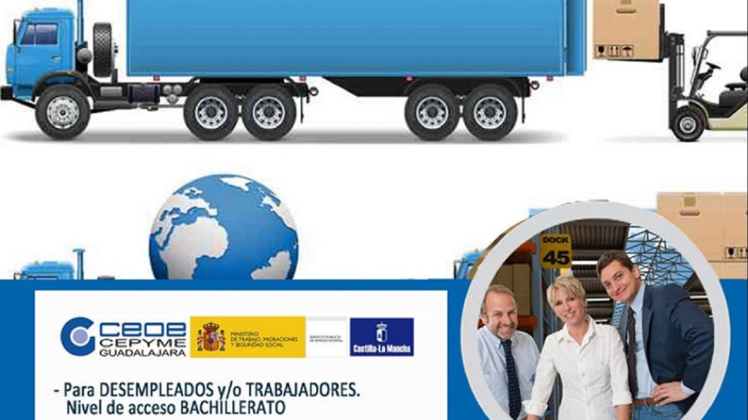 Cursos sobre transporte convocados por CEOE Guadalajara