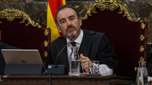 Marchena durante el juicio al procés Marchena durante el juicio al procés
