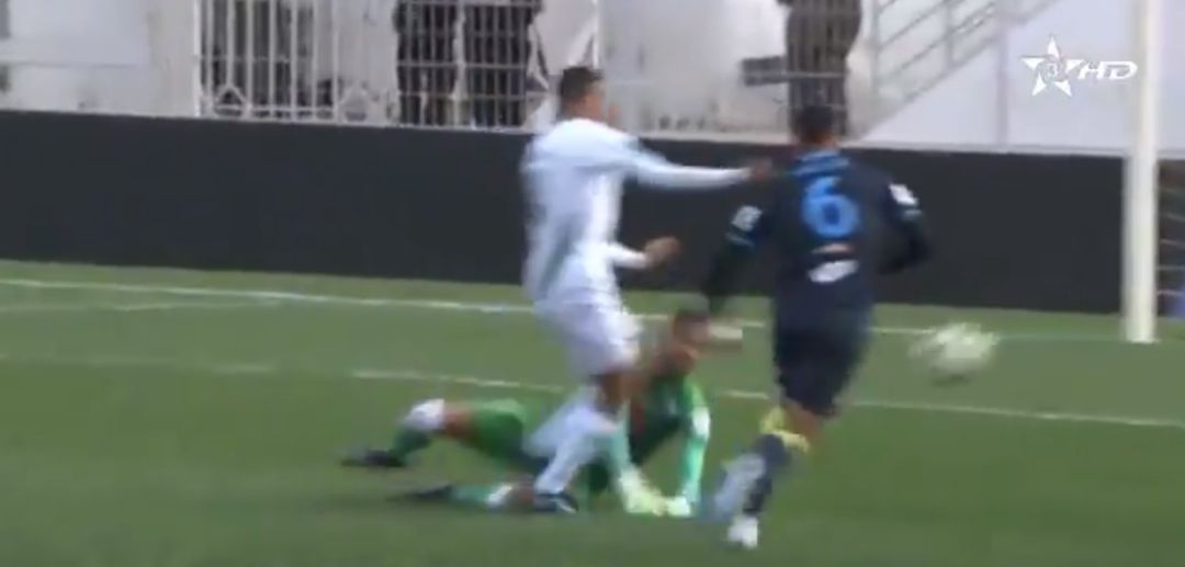 Imagen de uno de los penaltis señalados por el colegiado suspendido de por vida Imagen de uno de los penaltis señalados por el colegiado suspendido de por vida