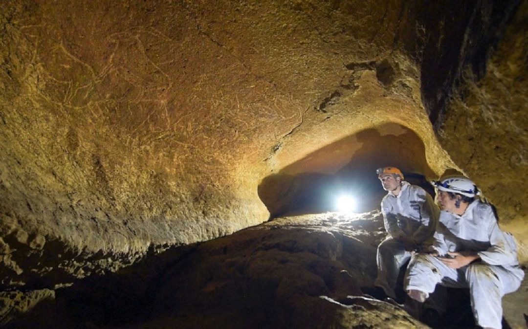 Arrancan las obras para mejorar el sistema hídrico de la cueva de Armintxe Arrancan las obras para mejorar el sistema hídrico de la cueva de Armintxe