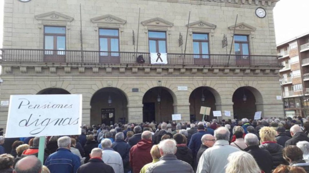 El Movimiento de Pensionistas de Txingudi se manifestará el 30 de diciembre
