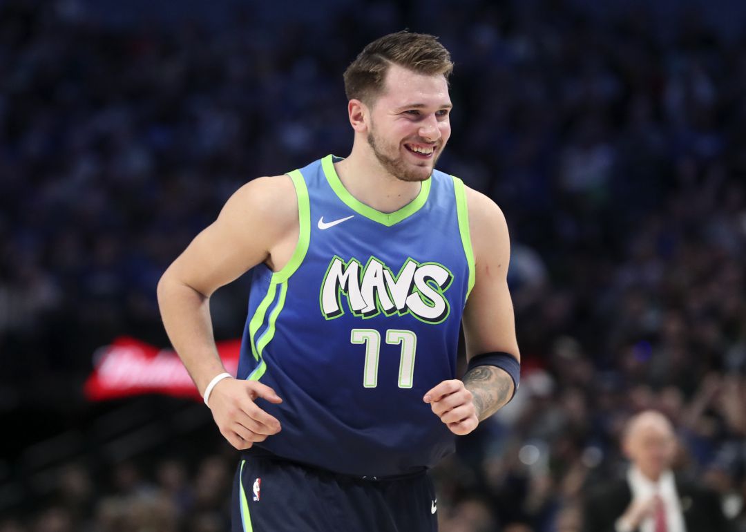 Doncic en el encuentro de su regreso. Doncic en el encuentro de su regreso.