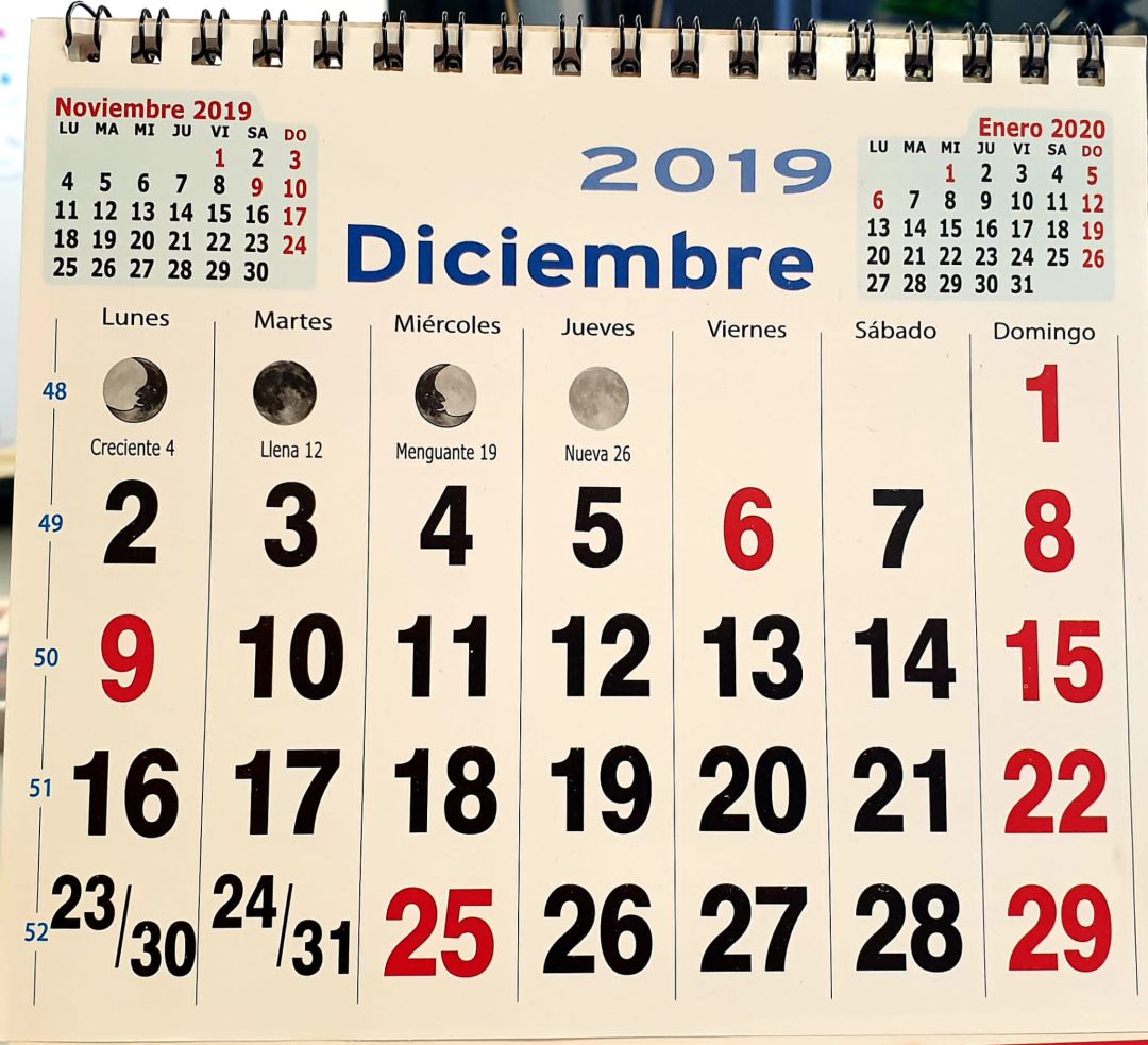Calendario 2019 Calendario 2019