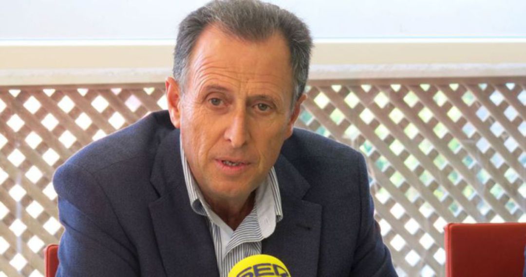 José María Román, durante una entrevista para la SER José María Román, durante una entrevista para la SER