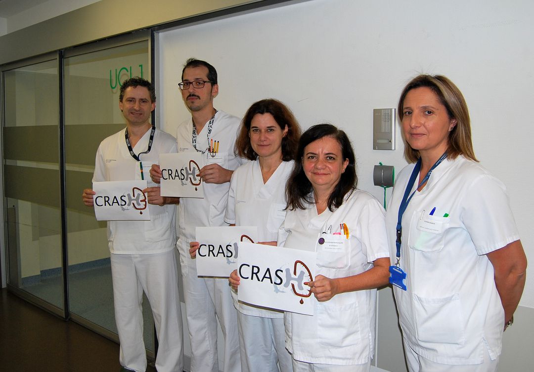 Responsables de Medicina Intensiva del Cunqueiro que participaron en CRASH-3 Responsables de Medicina Intensiva del Cunqueiro que participaron en CRASH-3