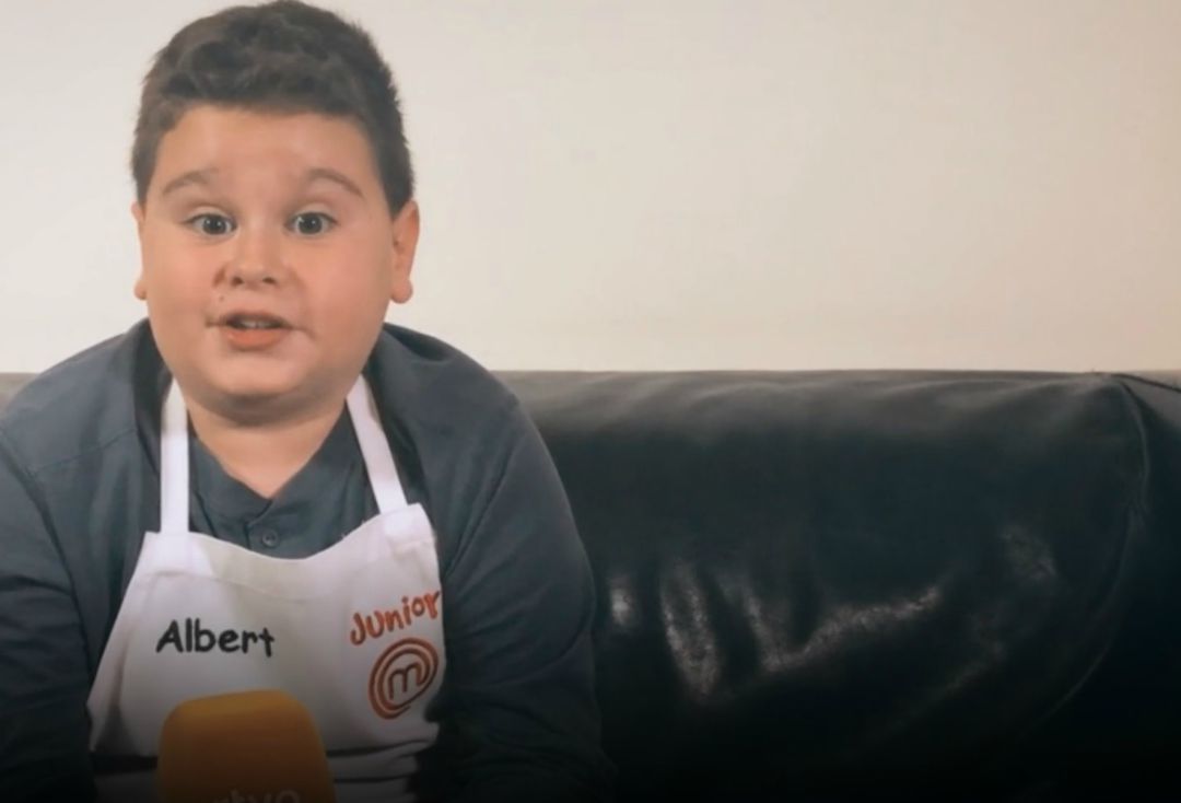 Albert, concursante de 'Masterchef junior'. Albert, concursante de 'Masterchef junior'.