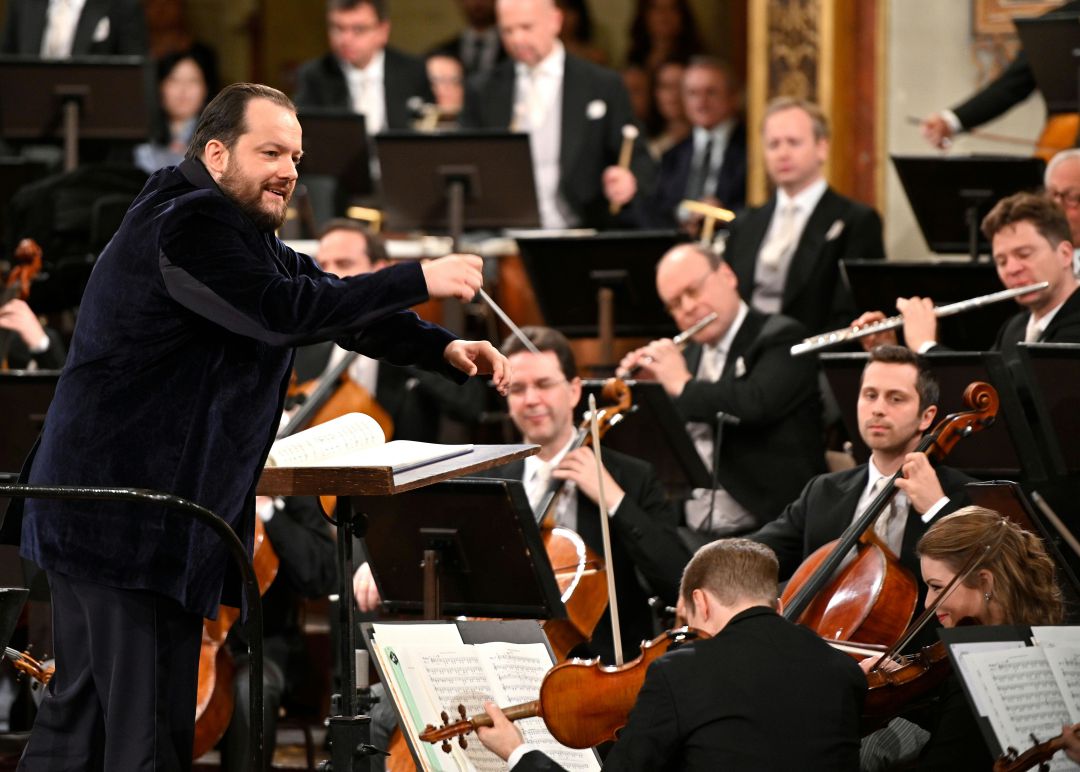 El director Andris Nelsons,en el concierto de Año Nuevo de 2020 El director Andris Nelsons,en el concierto de Año Nuevo de 2020