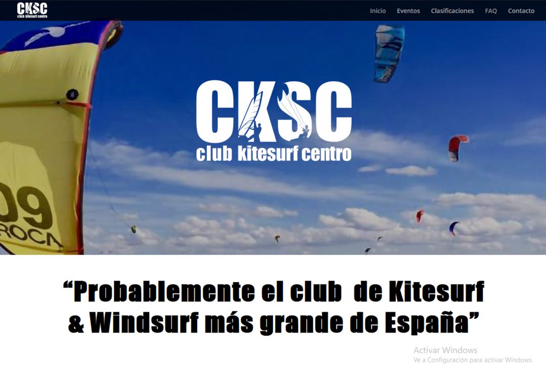 Portada de la nueva página web Portada de la nueva página web