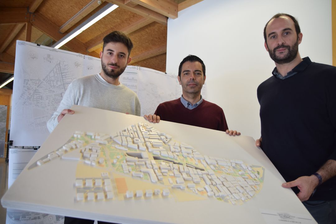 Un estudiante de la UPCT diseña la integración urbana tras el soterramiento de las vías Un estudiante de la UPCT diseña la integración urbana tras el soterramiento de las vías