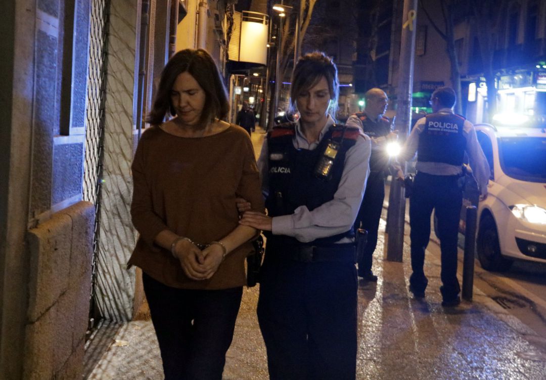 La mujer detenida por los Mossos, en una foto del pasado día 30 de diciembre. La mujer detenida por los Mossos, en una foto del pasado día 30 de diciembre.