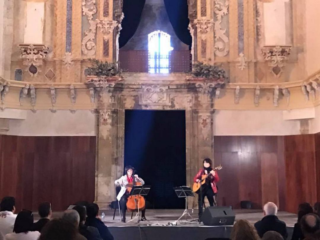 Actuación musical en el Monestir de Simat de la Valldigna Actuación musical en el Monestir de Simat de la Valldigna