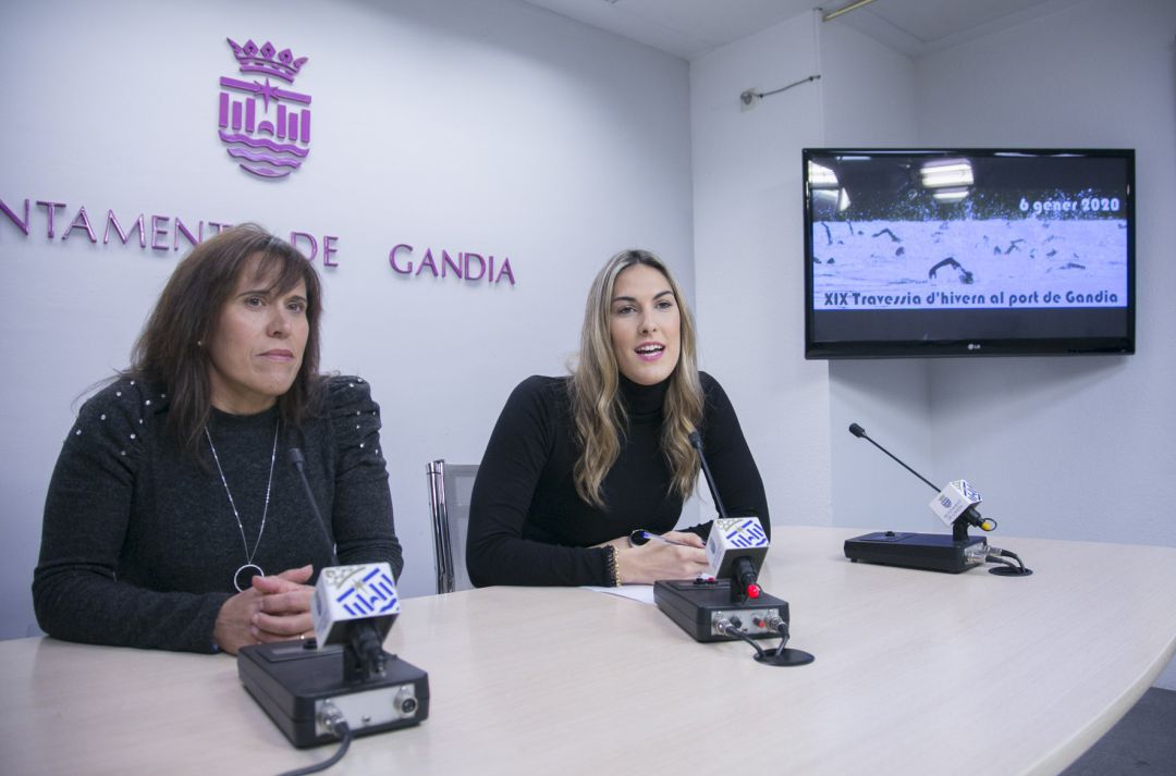 Pilar Martí, presidenta del NIE Gandia y Lydia Morant, concejala de Deportes de Gandia Pilar Martí, presidenta del NIE Gandia y Lydia Morant, concejala de Deportes de Gandia