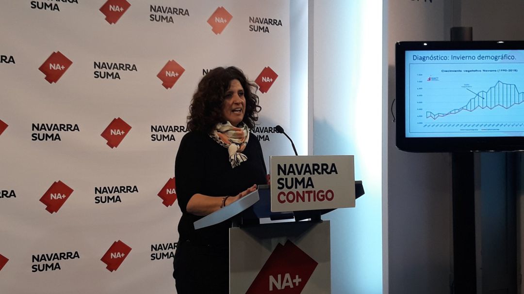 La parlamentaria de Navarra Suma Marta Alvárez.
La parlamentaria de Navarra Suma Marta Alvárez.