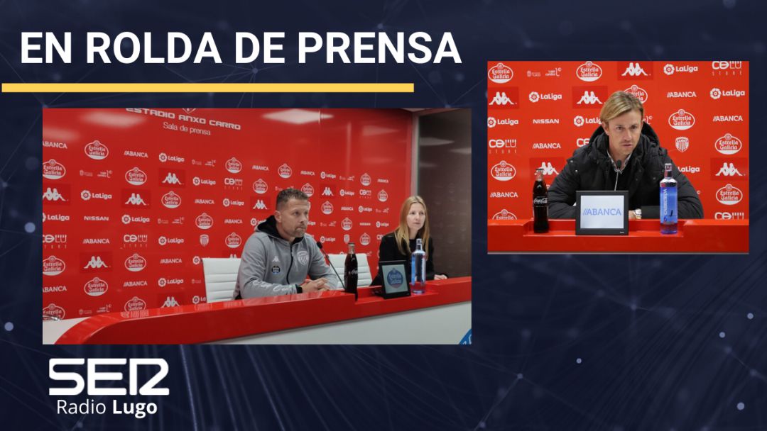 Curro Torres e Guti en rolda de prensa Curro Torres e Guti en rolda de prensa