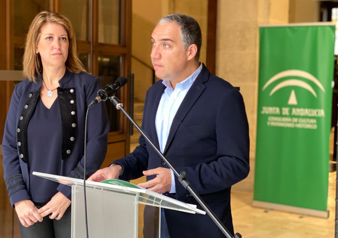 Bendodo durante su comparecencia este sábado en Málaga Bendodo durante su comparecencia este sábado en Málaga