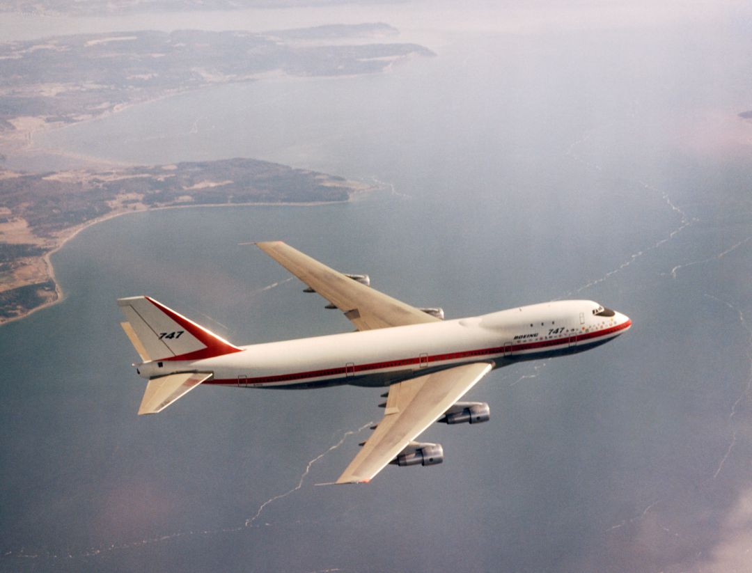 Fotografía de un avión Boeing 747 Fotografía de un avión Boeing 747