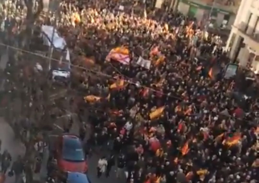 Imagen de la manifestación que ha publicado Rosa Gallego Imagen de la manifestación que ha publicado Rosa Gallego
