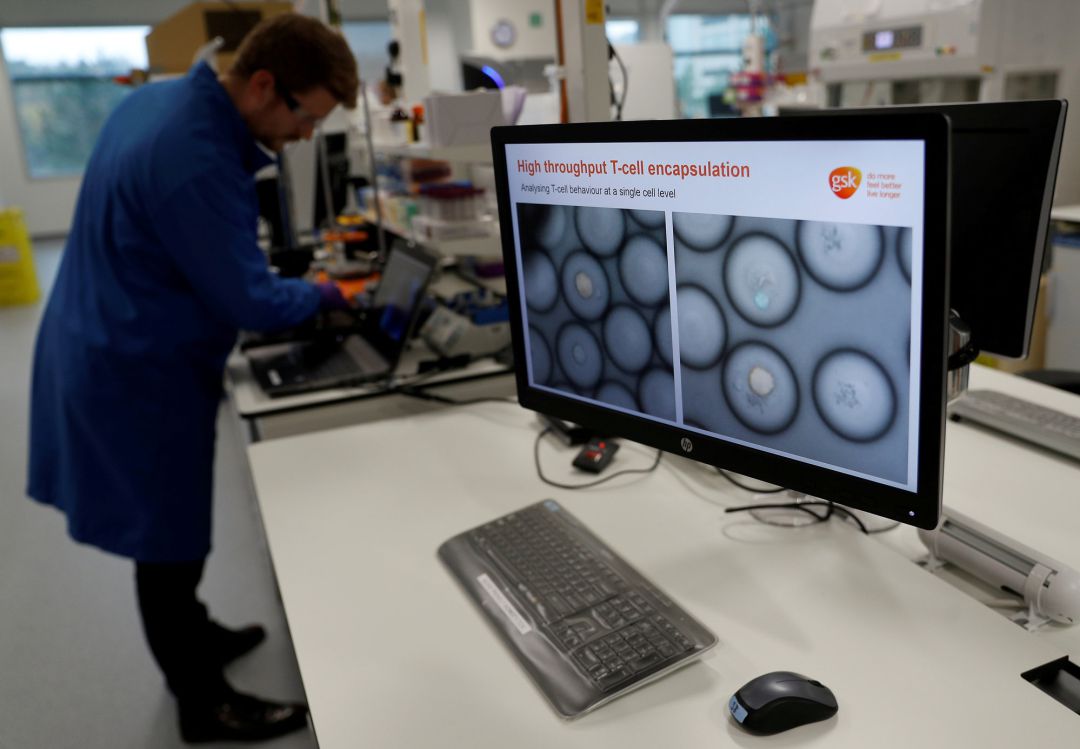 Un grupo de científicos investigan en un laboratorio dedicado a la lucha contra el cáncer.
Un grupo de científicos investigan en un laboratorio dedicado a la lucha contra el cáncer.