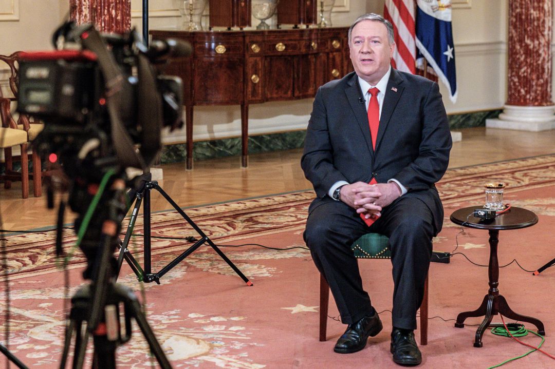 Imagen del secretario de Estado de Estados Unidos, Mike Pompeo. Imagen del secretario de Estado de Estados Unidos, Mike Pompeo.