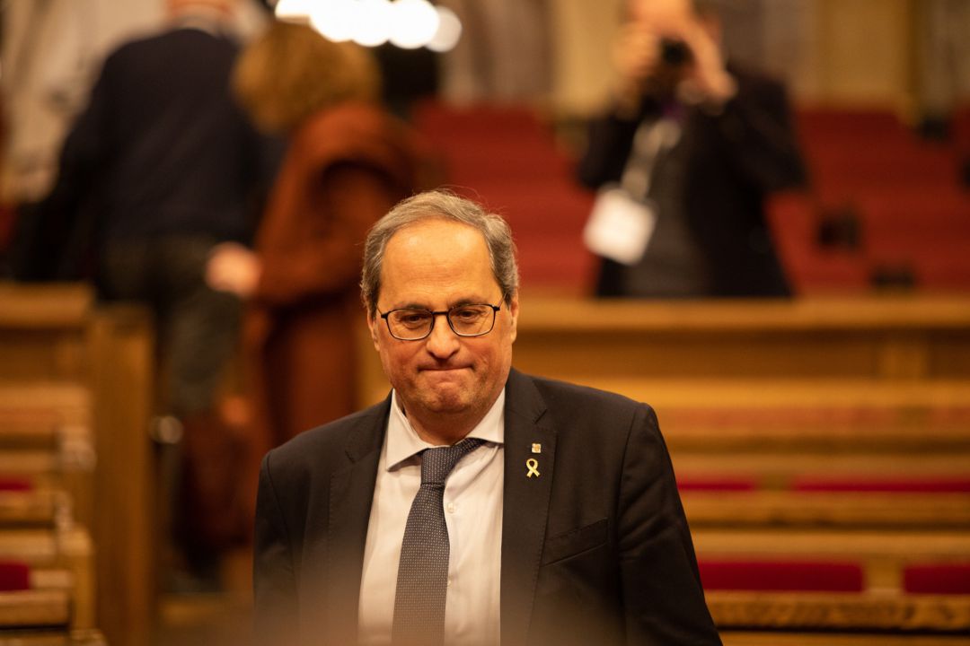 El presidente de la Generalitat, Quim Torra El presidente de la Generalitat, Quim Torra