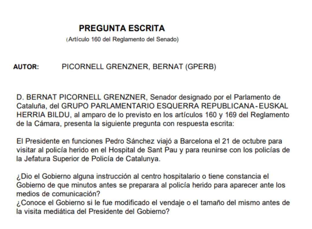 ERC aprieta al Gobierno con 200 preguntas independentistas tras permitir la investidura de Sánchez ERC aprieta al Gobierno con 200 preguntas independentistas tras permitir la investidura de Sánchez