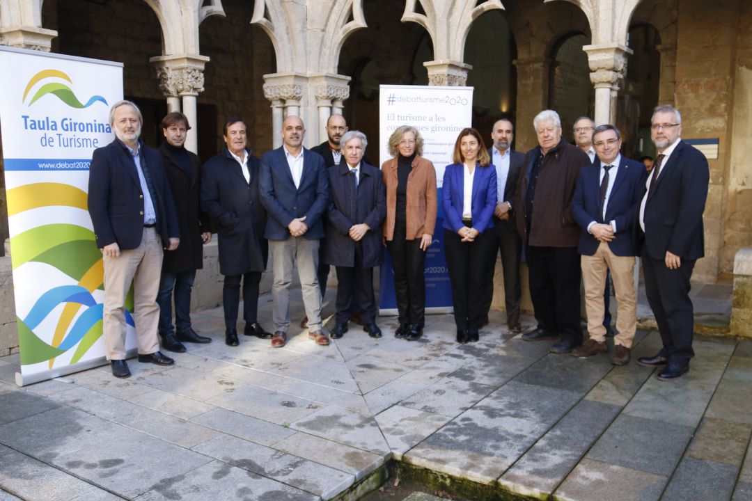 Els membres de la Taula Gironina de Turisme en la presentació dels debats sobre el sector gironí Els membres de la Taula Gironina de Turisme en la presentació dels debats sobre el sector gironí
