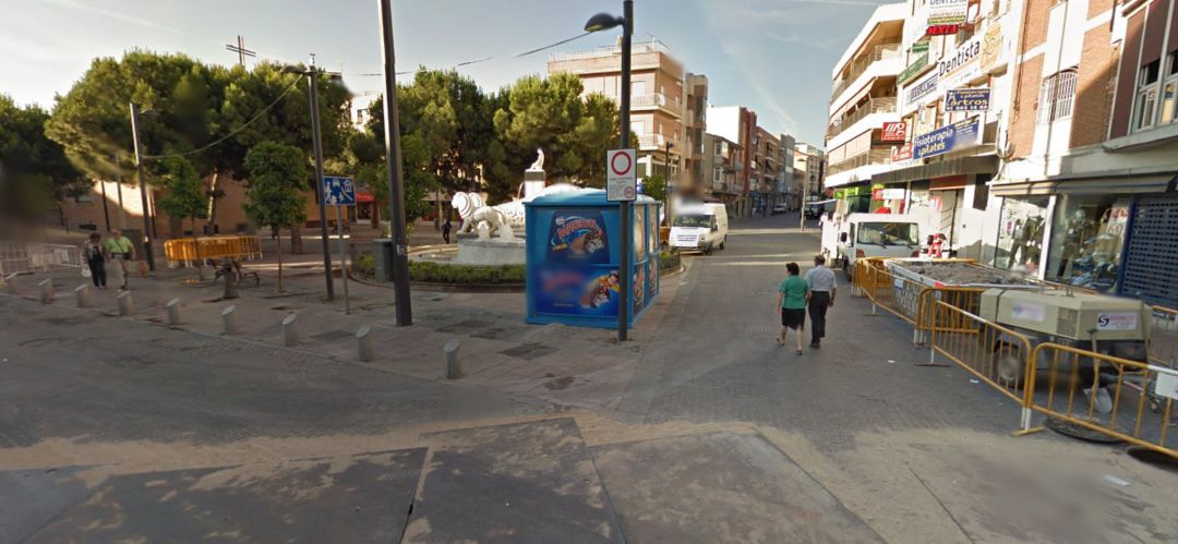 La plaza del General Palacios, en Getafe La plaza del General Palacios, en Getafe