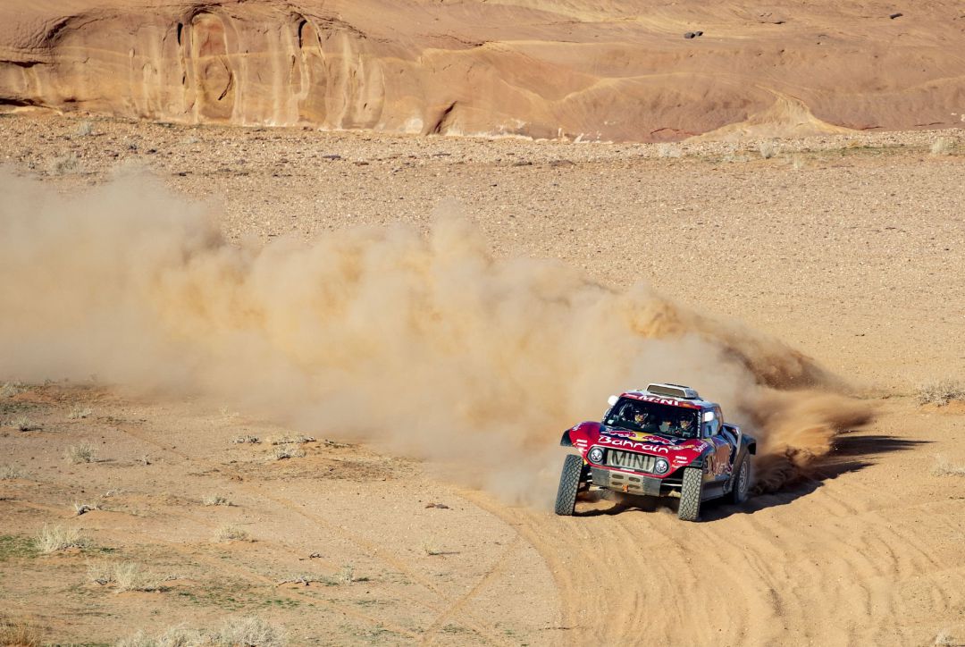Carlos Sainz, en la quinta etapa del Dakar. Carlos Sainz, en la quinta etapa del Dakar.