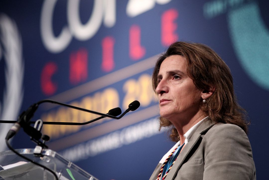 Imagen de archivo de la futura vicepresidenta Teresa Ribera Imagen de archivo de la futura vicepresidenta Teresa Ribera