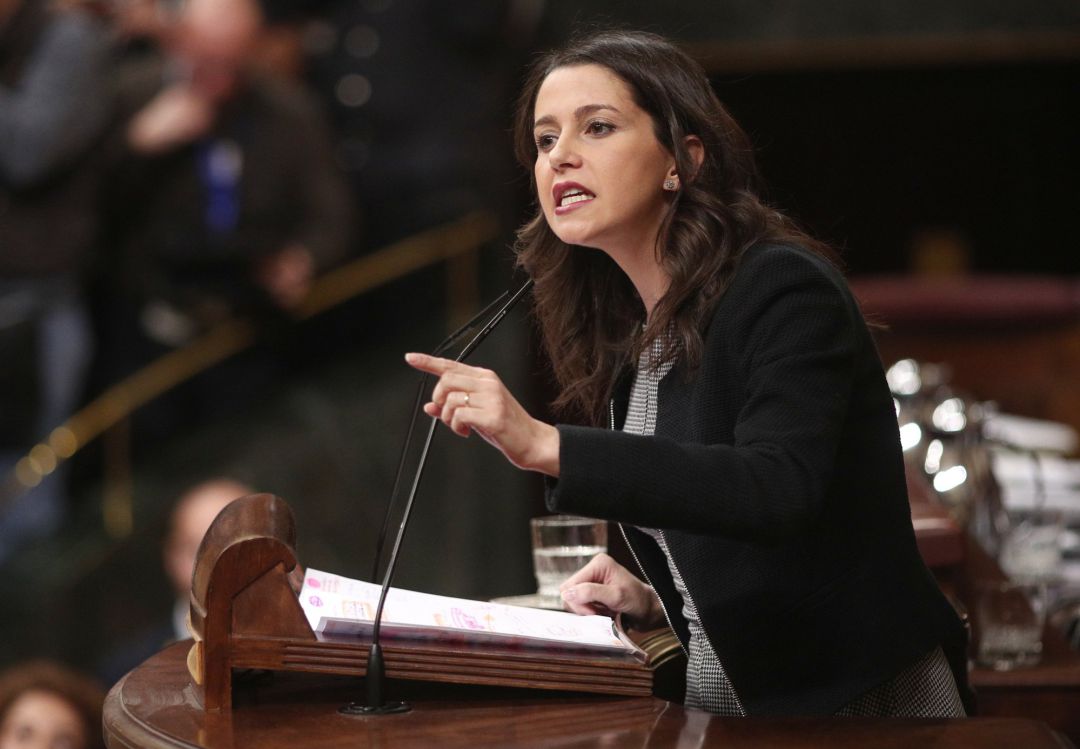 La portavoz parlamentaria de Ciudadanos, Inés Arrimadas La portavoz parlamentaria de Ciudadanos, Inés Arrimadas