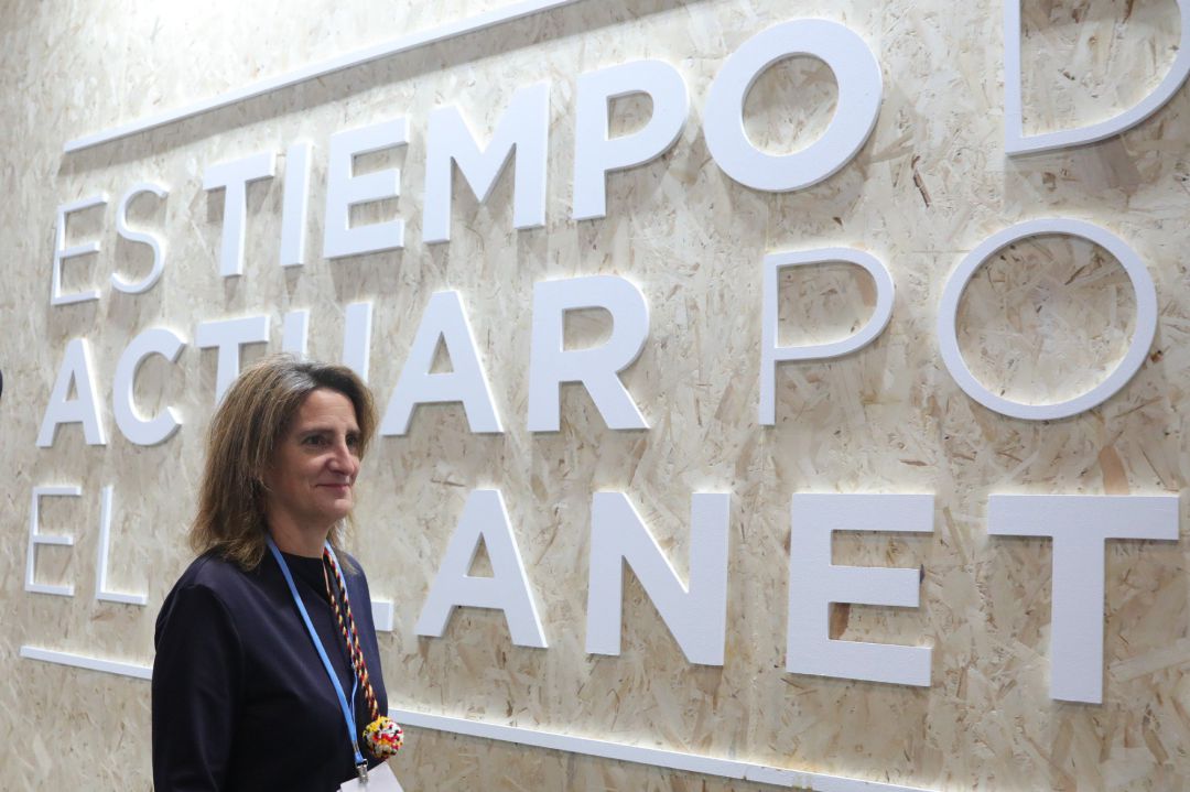 La ministra para la Transición Ecológica en funciones, Teresa Ribera clausura la duodécima jornada de la Cumbre del Clima (COP25) en Ifema, Madrid (España), a 13 de diciembre de 2019. La ministra para la Transición Ecológica en funciones, Teresa Ribera clausura la duodécima jornada de la Cumbre del Clima (COP25) en Ifema, Madrid (España), a 13 de diciembre de 2019.