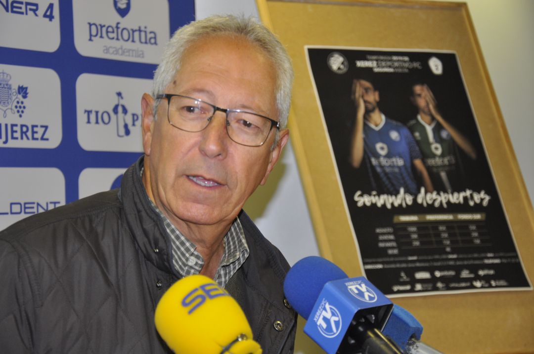 Rafael Coca, presidente del Xerez DFC Rafael Coca, presidente del Xerez DFC