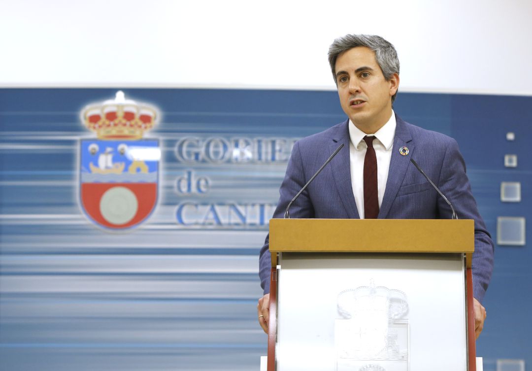 Pablo Zuloaga, durante la rueda de prensa posterior al Consejo de Gobierno de este jueves, 9 de enero de 2020. Pablo Zuloaga, durante la rueda de prensa posterior al Consejo de Gobierno de este jueves, 9 de enero de 2020.