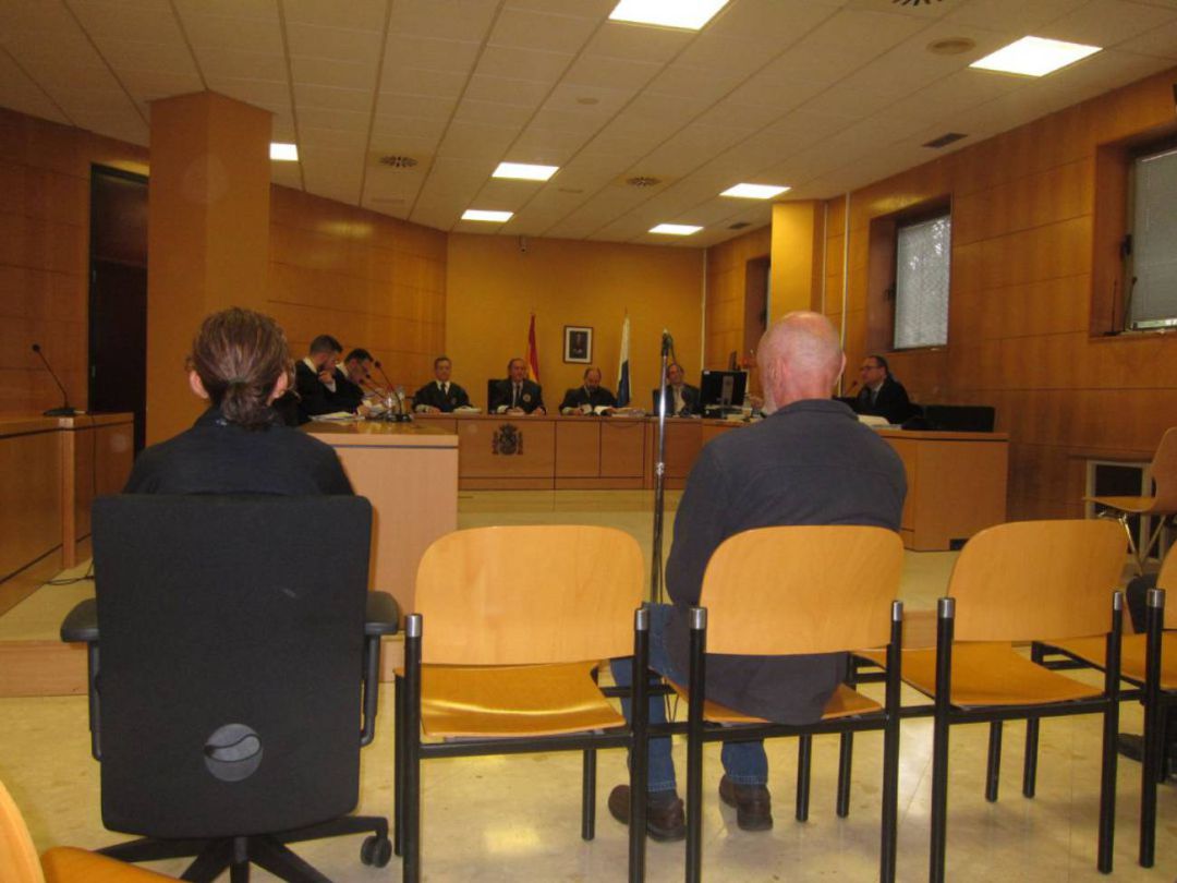 Millán durante el juicio Millán durante el juicio