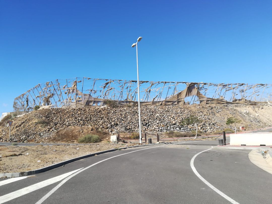 Invernadero abandonado en Tenerife Invernadero abandonado en Tenerife