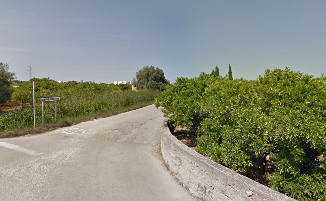 Camí de Burguera en el término municipal de Oliva Camí de Burguera en el término municipal de Oliva