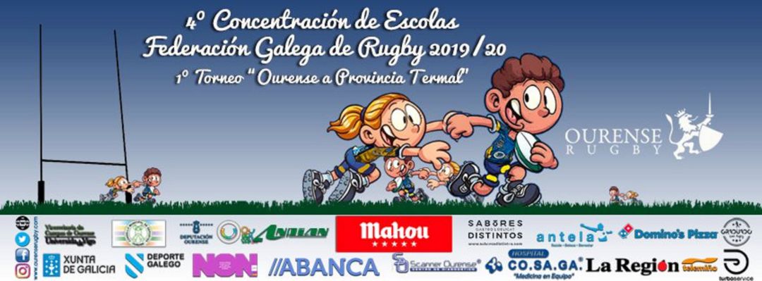 A 4ª concetración de Escolas de Rugby de Galicia reúne en Ourense a máis de 400 deportistas A 4ª concetración de Escolas de Rugby de Galicia reúne en Ourense a máis de 400 deportistas