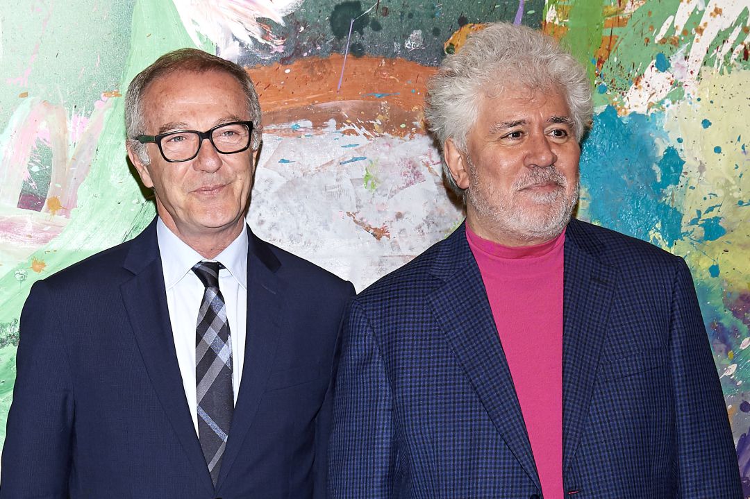 El ex ministro de Cultura, José Guirao, con el director de Cine Pedro Almodóvar El ex ministro de Cultura, José Guirao, con el director de Cine Pedro Almodóvar