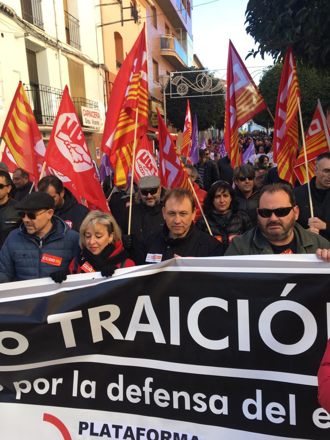 Manifestación en Andorra para reclamar una transición justa Manifestación en Andorra para reclamar una transición justa