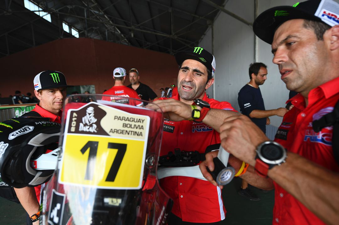 Paulo Gonçalves, durante su participación en el Dakar de 2016 Paulo Gonçalves, durante su participación en el Dakar de 2016