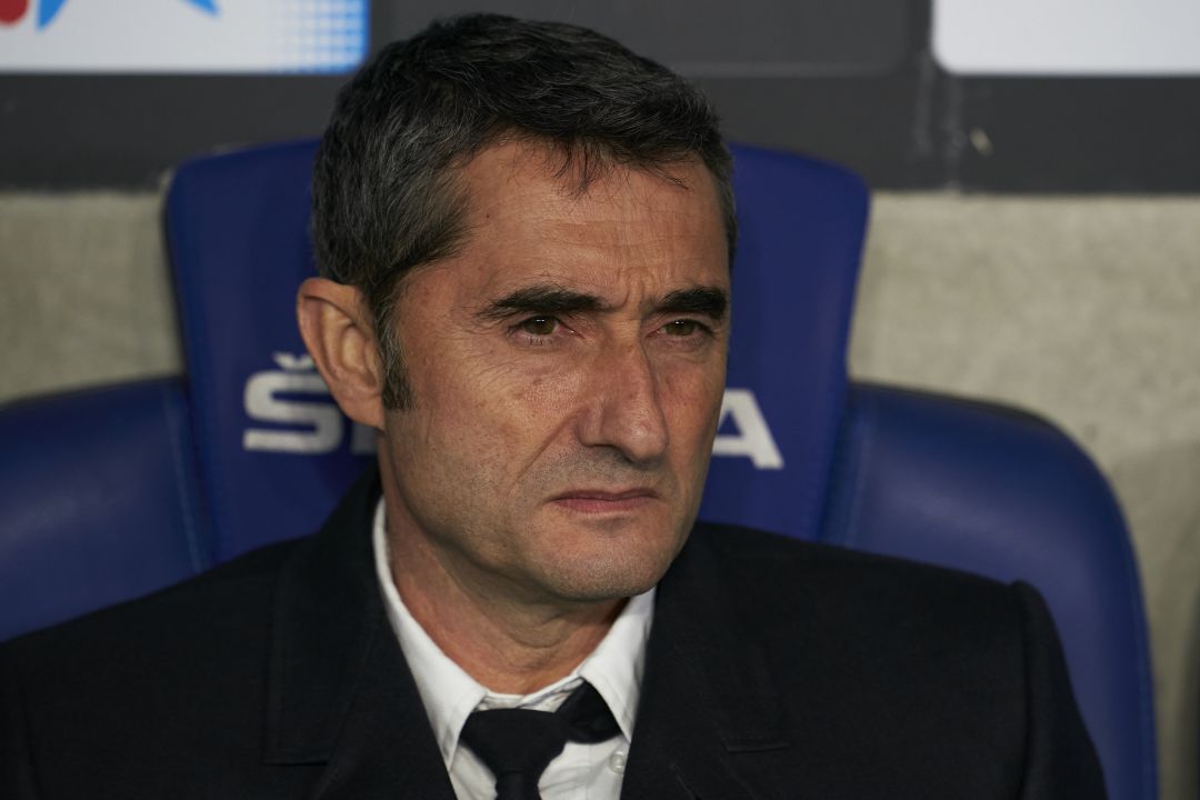 Valverde, durante el partido de Liga contra el Espanyol. Valverde, durante el partido de Liga contra el Espanyol.