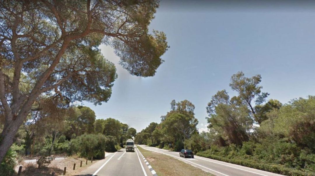 Tramo de la carretera CV-500 Tramo de la carretera CV-500