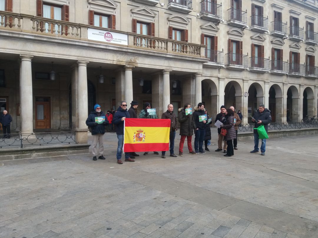 Concentración de VOX en Vitoria Concentración de VOX en Vitoria
