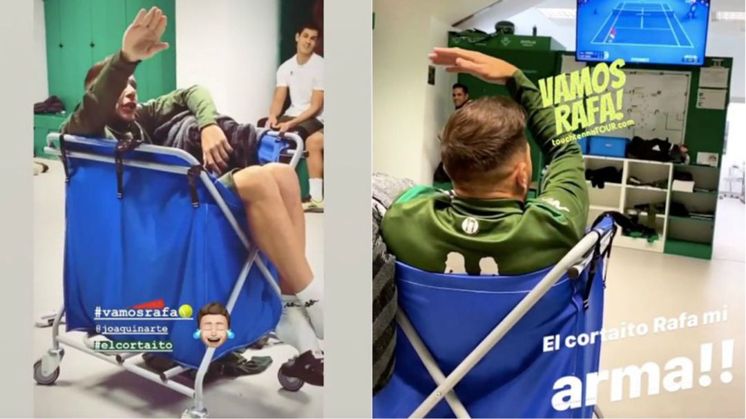 Tenis: Joaquín vuelve a ser viral por su forma de dar ánimos a Nadal frente a Djokovic Tenis: Joaquín vuelve a ser viral por su forma de dar ánimos a Nadal frente a Djokovic