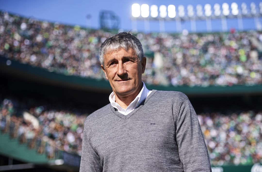 Quique Setién, en una imagen de archivo Quique Setién, en una imagen de archivo