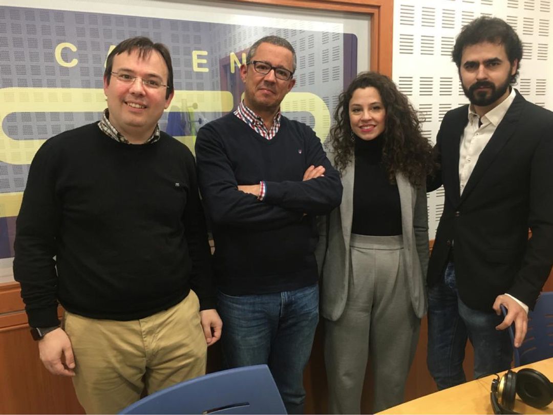 Albano García, Carlos Castiñeira, Auxi Belmonte y Alejandro Múñoz Albano García, Carlos Castiñeira, Auxi Belmonte y Alejandro Múñoz