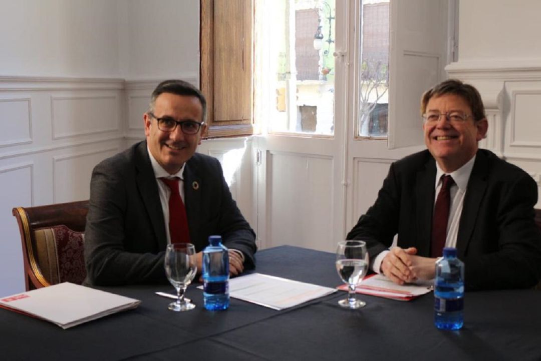 Diego Conesa y Ximo Puig se alían para un trasvase "irrenunciable" Diego Conesa y Ximo Puig se alían para un trasvase "irrenunciable"