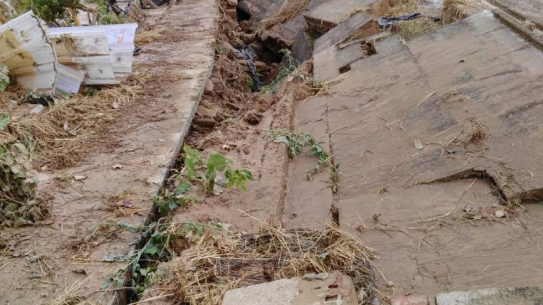 Los regantes de Tafalla renuevan las acequias tras la riada